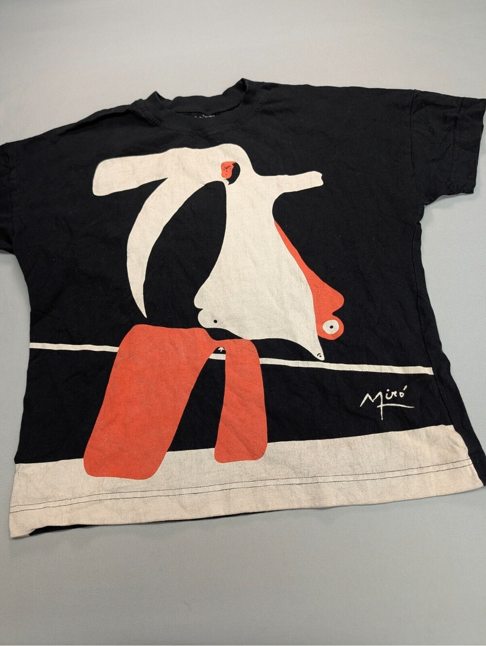 Joan Miro Pochoir Cahiers d'art 1934 Shirt Organic Cotton M